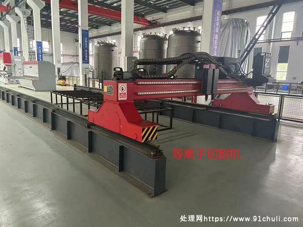 

龙门式等离子火焰切割机转让，缺少行走伺服电机，无法使用