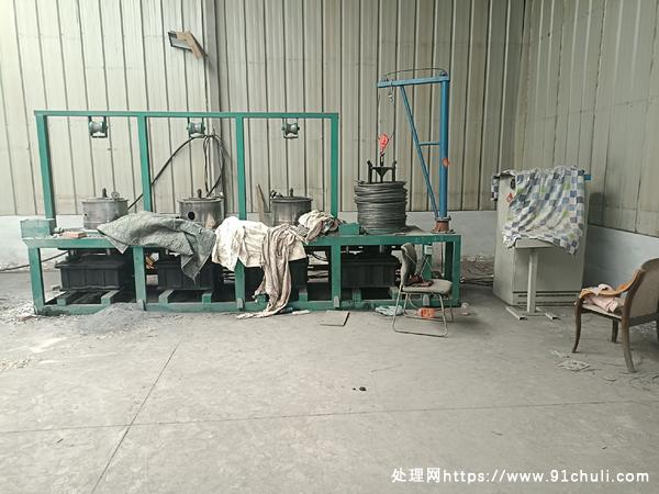 

低价转让变频四连拔丝机，带对焊机轧尖机