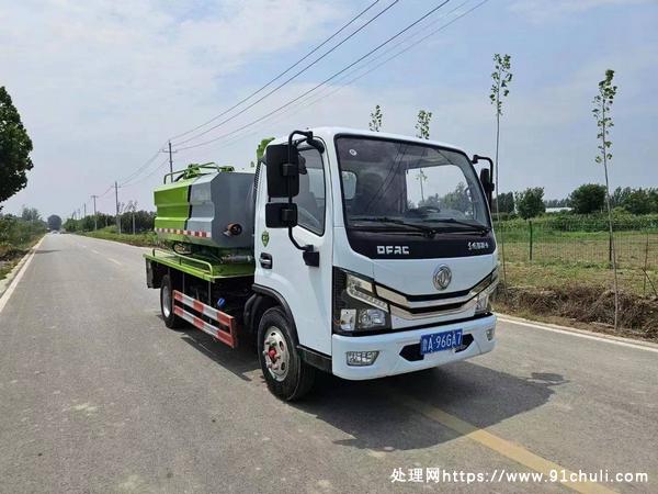 

国六蓝牌玉柴140清洗吸污车1万公里万里扬6+1高压泵