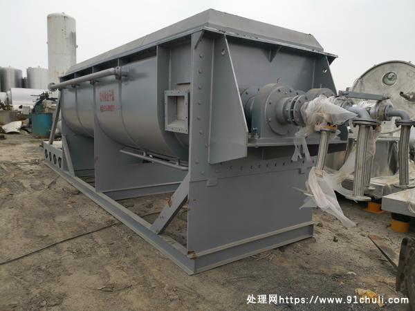 

70平方空心桨叶干燥机316L材质95新安装即可用