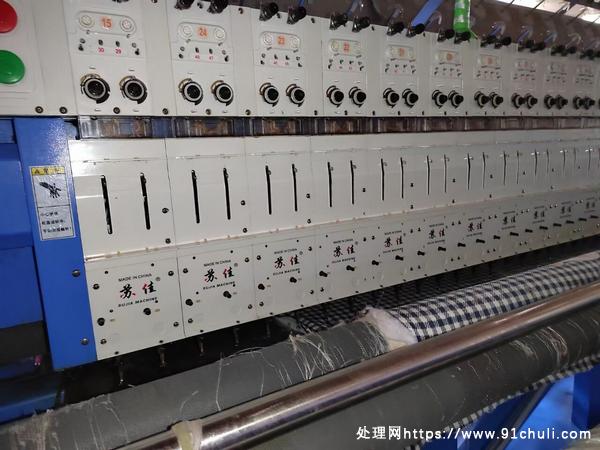 

出售苏佳25头高速绗绣机2台，95成新！