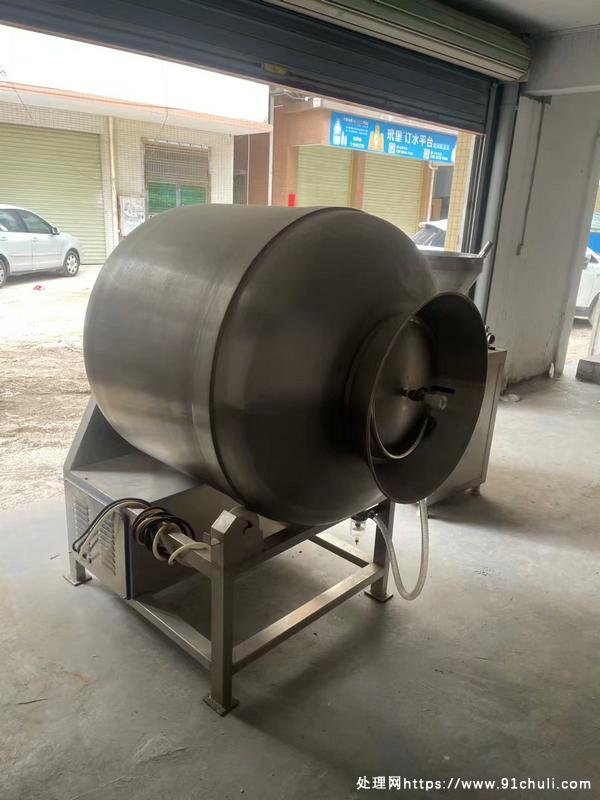 

转让食品厂设备300升滚揉机全新小型灌肠机两台