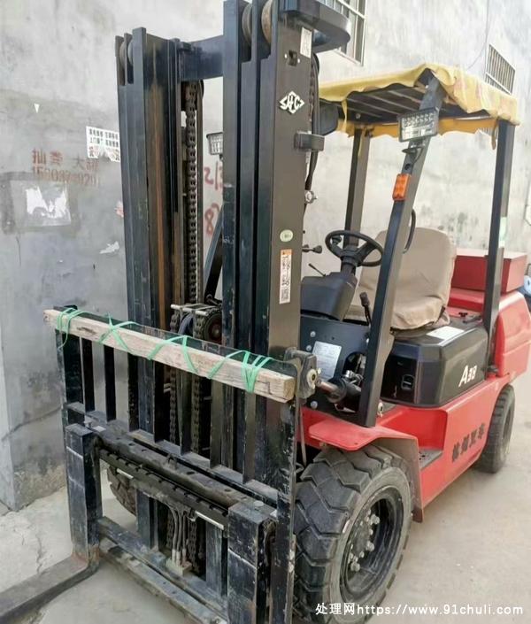 转让个人二手杭州3.5吨高门架叉车