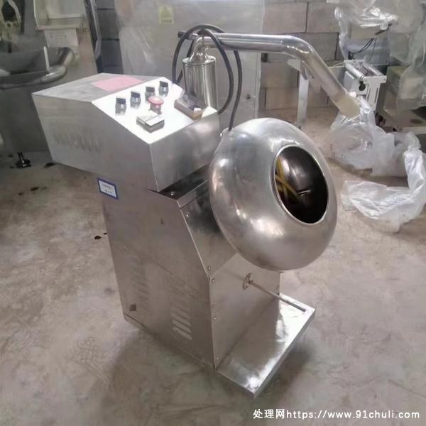 

400型高配带喷浆糖衣机8-9成新试机运转