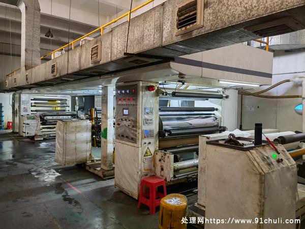 

铭城1400干式复合机五电机12米烘箱双工位自动收放卷