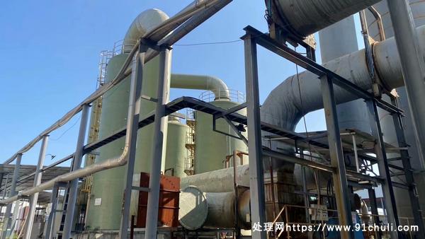 

出售玻璃钢设备：脱硫塔、分离器、冷却塔