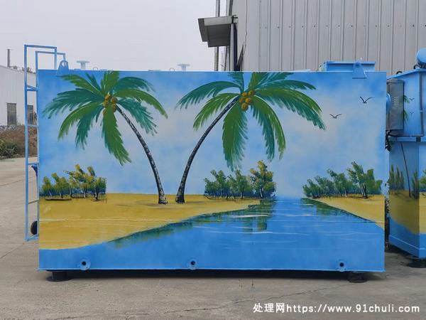 

造纸厂污水处理设备气浮机一体化处理量大价格便宜