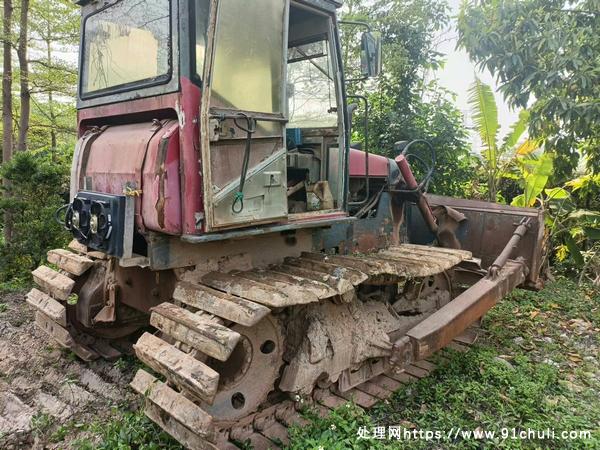 

东方红100推土机，原装水链板，9.8吨，空调，左右铲