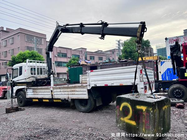 

进口希博尔6.5吨小型折臂吊新款臂带翻转支撑脚纯进口