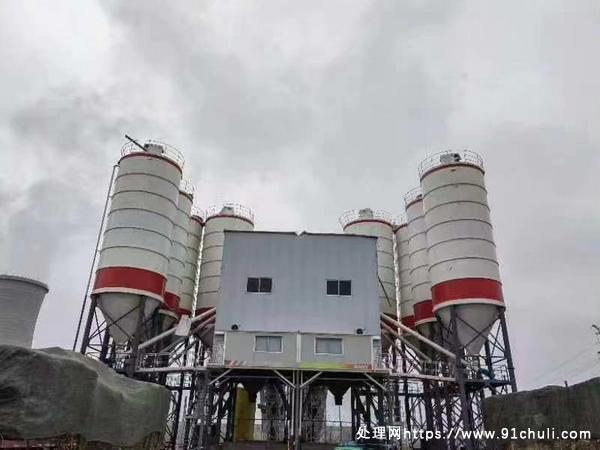 

安徽阜阳出售全新三一240搅拌站带水泥罐低价