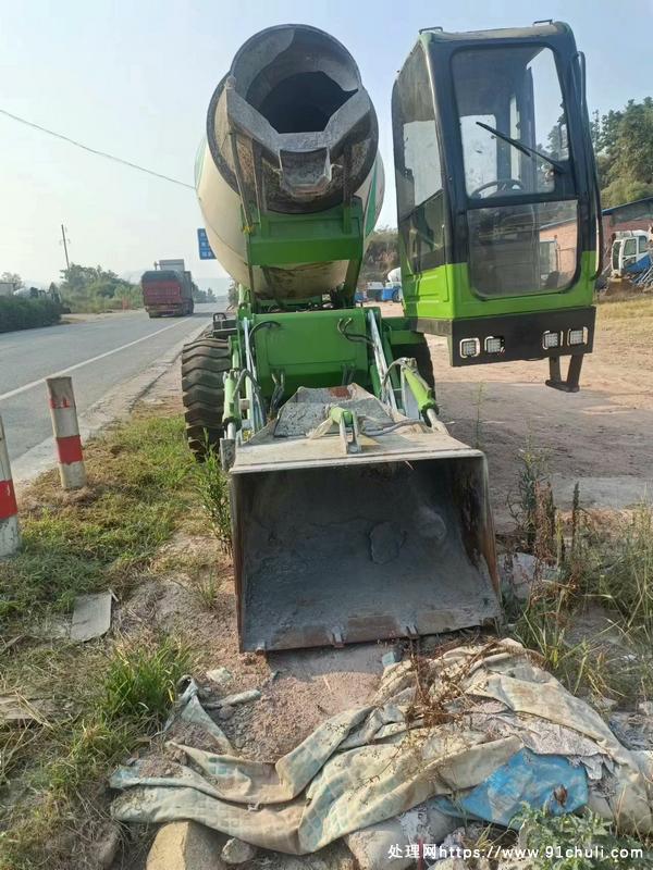

中科聚峰1.8方自上料搅拌车工地实用无水泥