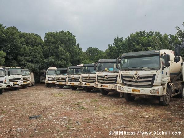 转让个人二手欧曼瑞江大15方混凝土搅拌车