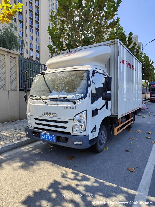 

江铃凯运4.2米蓝牌厢式货车2020年11万公里车况佳