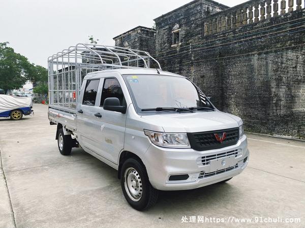 

五菱新卡双排仓栏式货车2019年4万公里全新配置无事故