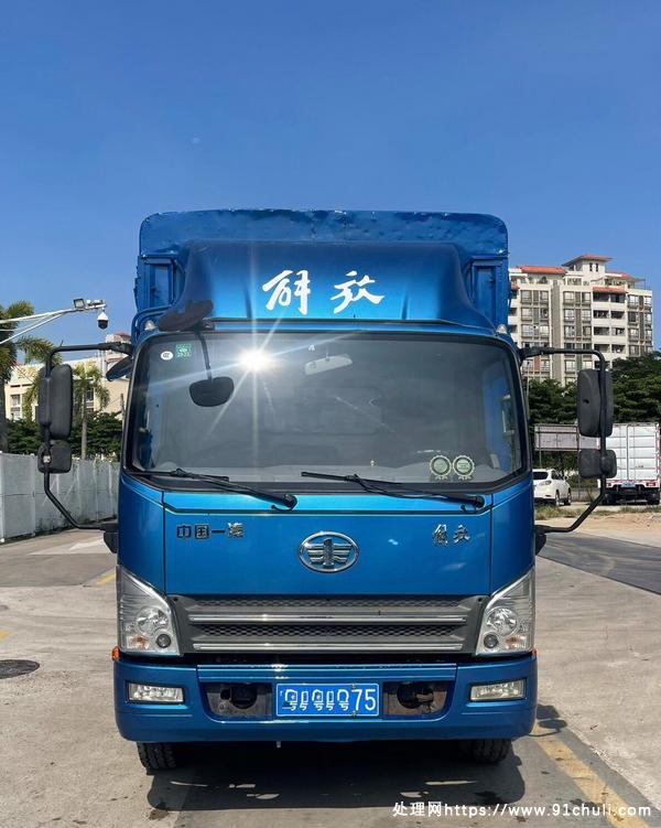转让个人二手解放虎V仓栅式货车