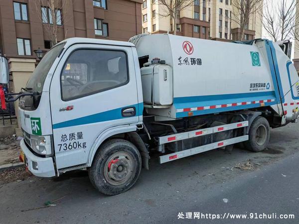 

东风凯普特6方压缩垃圾车 玉柴140 车况佳 带强险