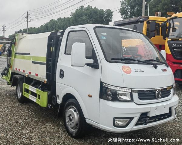

2020国六蓝牌东风途逸垃圾车1.3万KM多功能