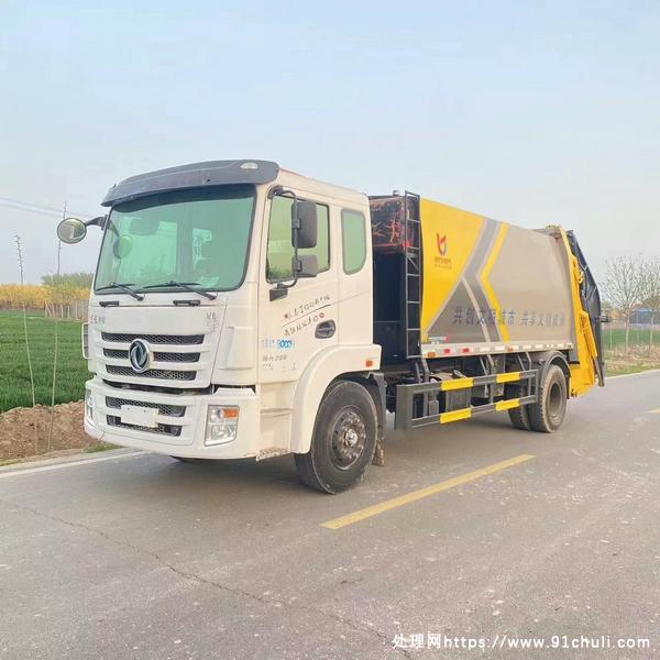 转让个人二手东风锦城16方压缩垃圾车
