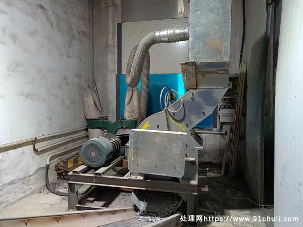 

650金属破碎机30kw电机破碎铝合金/花盒8成新