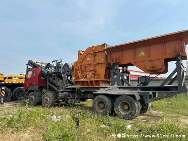 

广西诚信车载反击破碎机1214欧版高产节能带除铁器