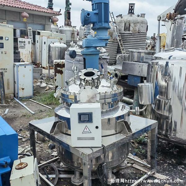 

闲置500L不锈钢高压反应釜电加热全304材质