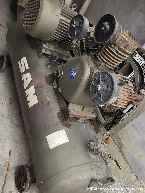 

聚才活塞空压机11KW15匹原装机头保养好便宜处理