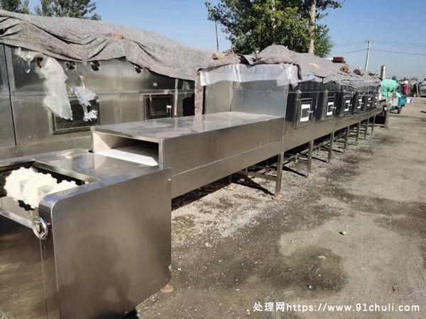 

转让54kw微波干燥机，链板带新