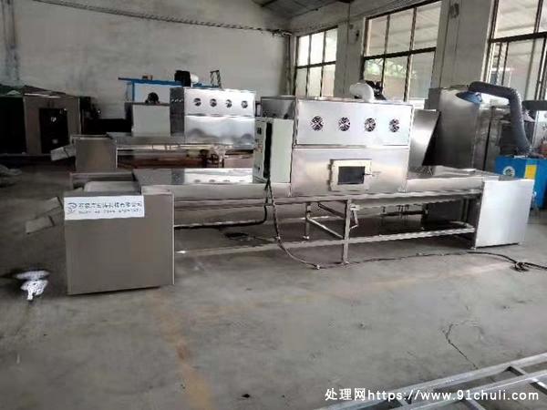 

全新6千瓦隧道式微波干燥设备最新触摸屏操作电源
