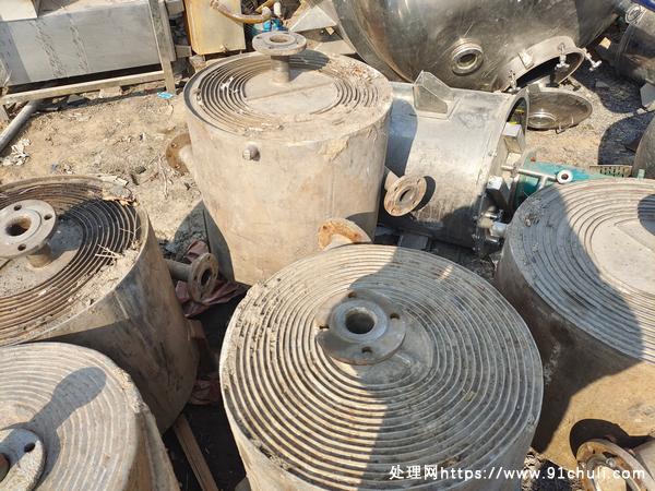 

螺旋板冷凝器出售，10-25平方