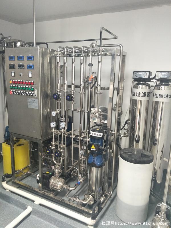 

200L GMP纯化水设备陶氏膜双级反渗透EDI