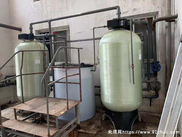 

两台18吨软化水设备安装完毕交付使用