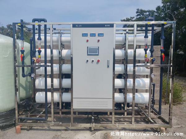 

4吨双级反渗透净水设备2023新出厂配件齐全