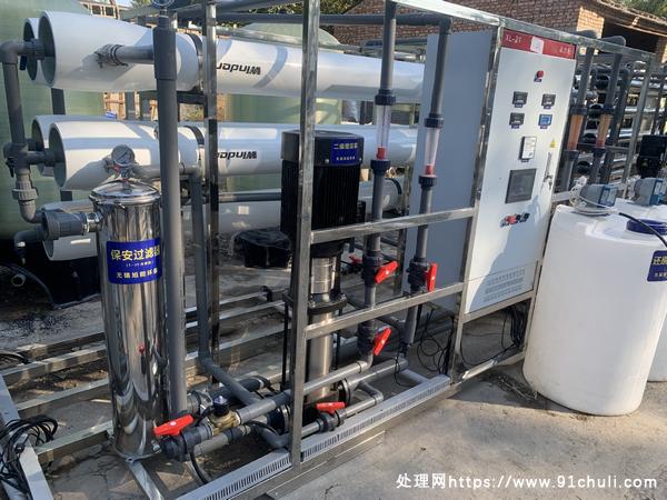 

5吨双级带EDI水处理纯水设备全新转让