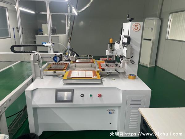 

转盘丝印机350*400机械手LEDUV灯全新