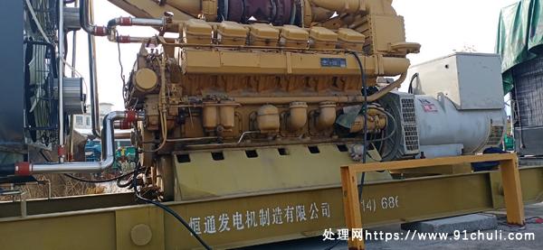 

800千瓦济柴190发电机组九成新试机正常