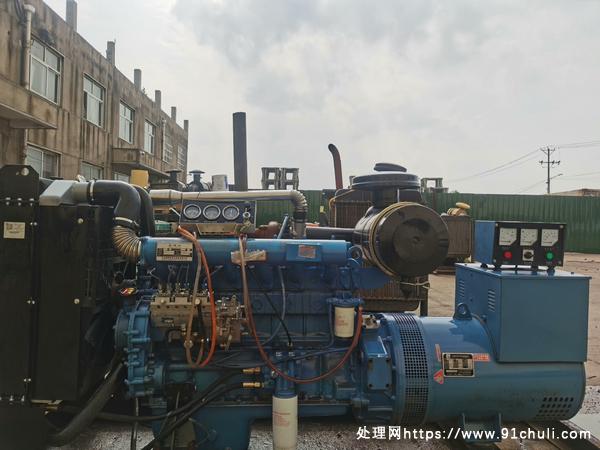 

100kw发电机组2021年购9成新试机正常