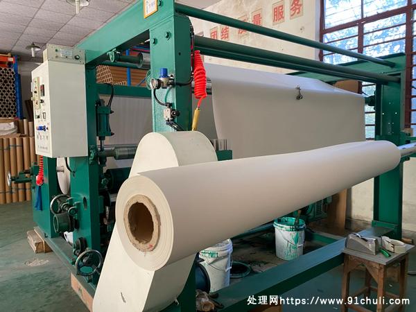 转让个人二手1.85米宽方格机复卷分切机