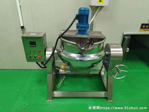 转让个人二手100L夹层锅