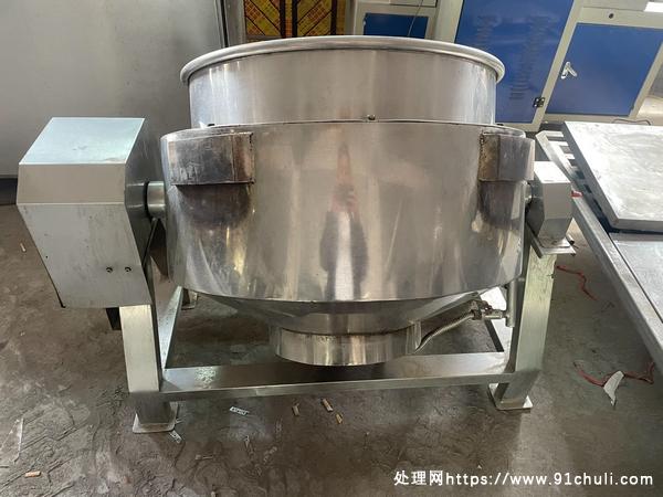 

100升不锈钢夹层锅燃气加热正常使用便宜出