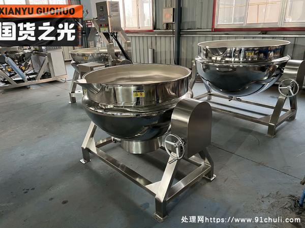 转让个人二手800L电加热夹层锅