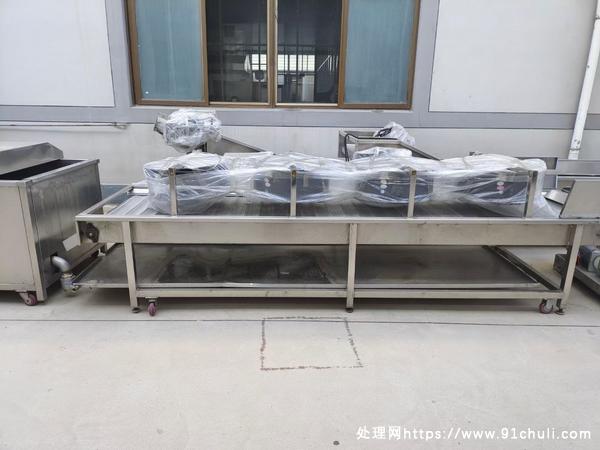 

5米巴氏杀菌线，天然气加热，304材质