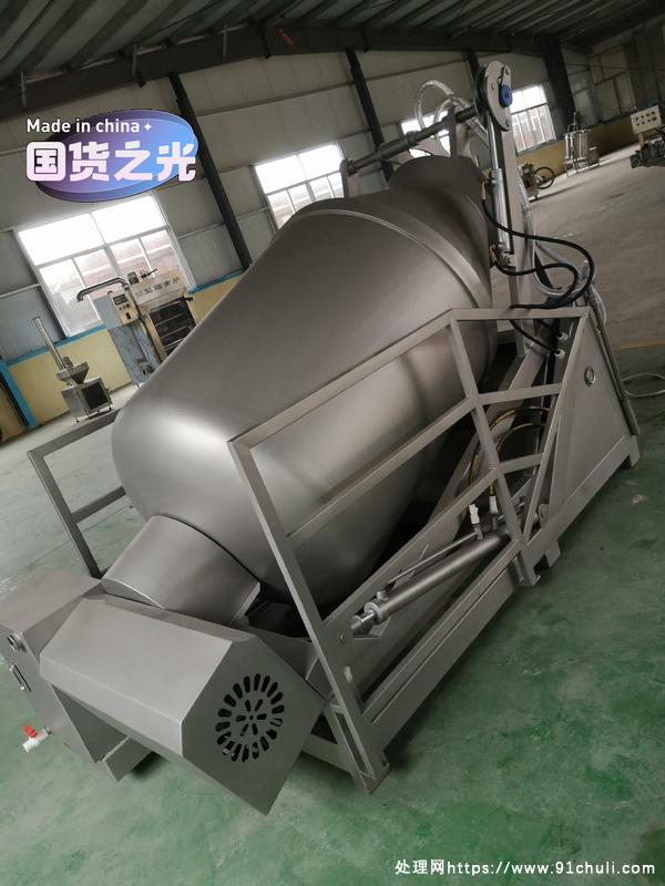

2000型液压滚揉机家禽牛羊肉真空腌制机9.9成新