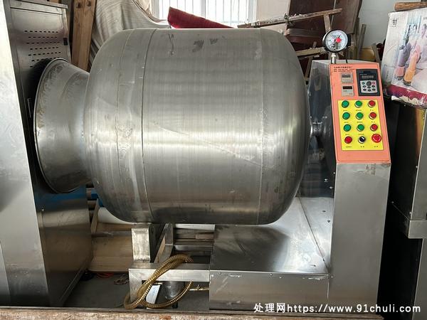 转让个人二手500L食品真空滚揉机