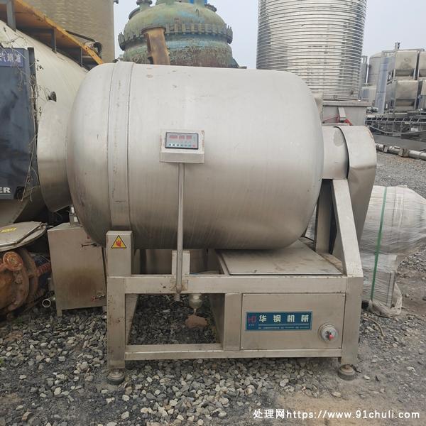

1400升真空滚揉机肉制品设备华钢大厂成色新正常使用