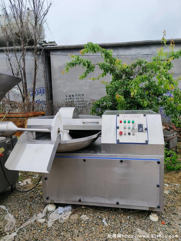 

125型高速变频斩拌机22年设备状况良好