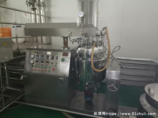 

100升秦邮真空乳化机蒸汽加热316材质半价