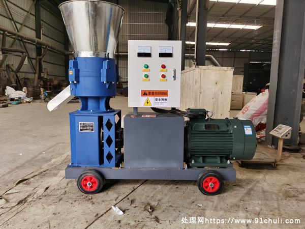 

全新300型高配饲料颗粒机急售带22千瓦电机配电柜