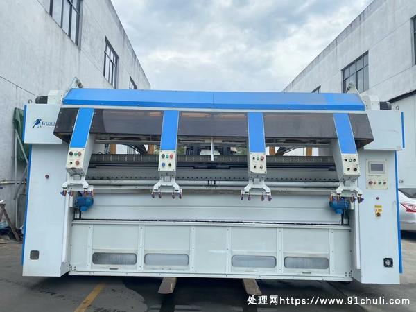 

上海威士烫平机展布机折叠机堆码机一套入库房低价出售