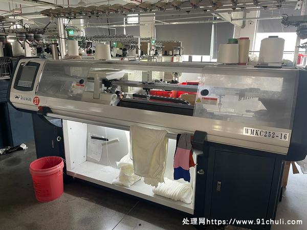

18年闻铭机16针电脑横机双三系统36台万件单