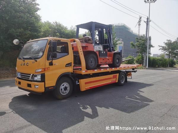 

江淮骏铃V7康明斯160马力6吨重载清障车